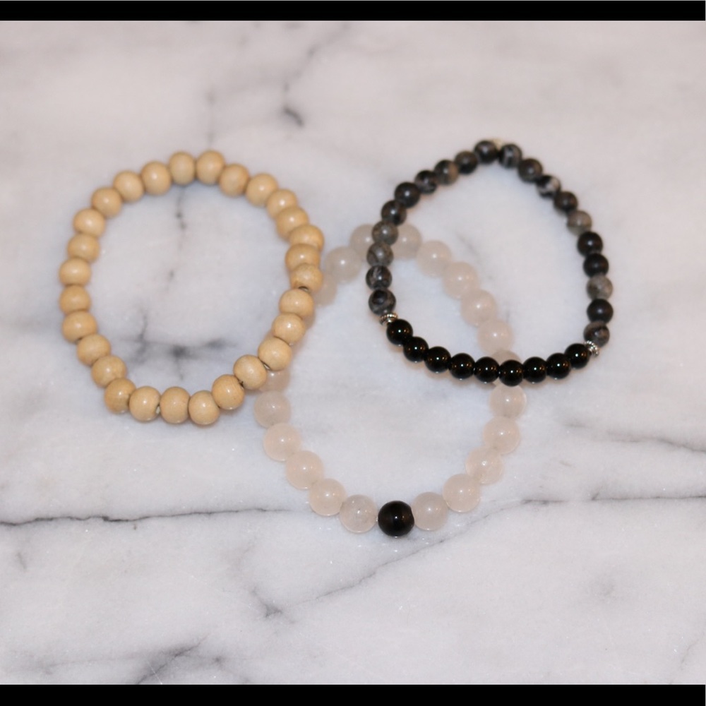 Handmade- 3 set of spiritual bracelets